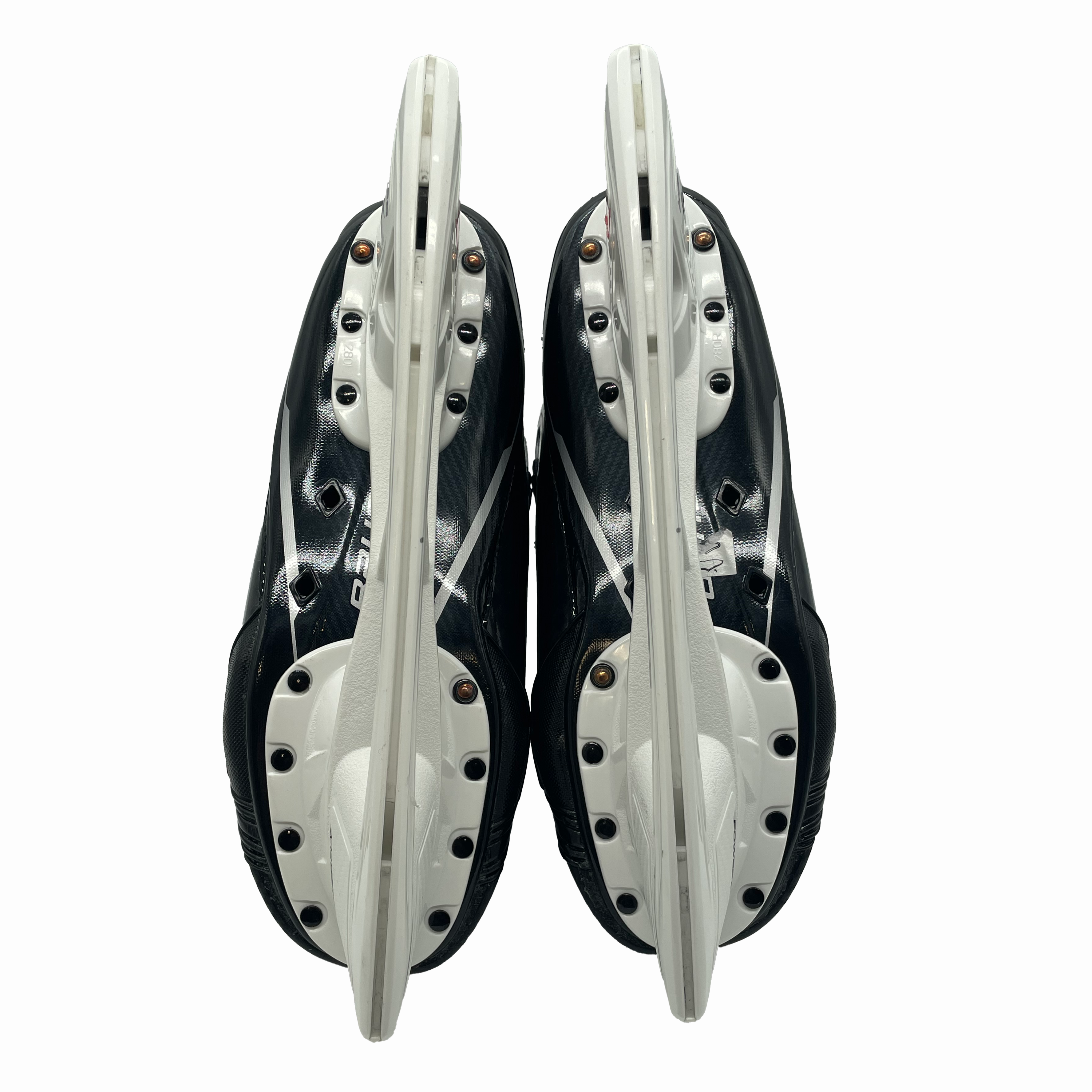 Patins de hockey Bauer Supreme Mach Pro Stock – Taille 9D (bleu poudre)